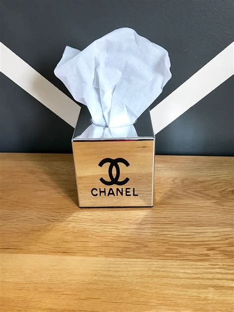 chanel tissue box|how to get chanel samples.